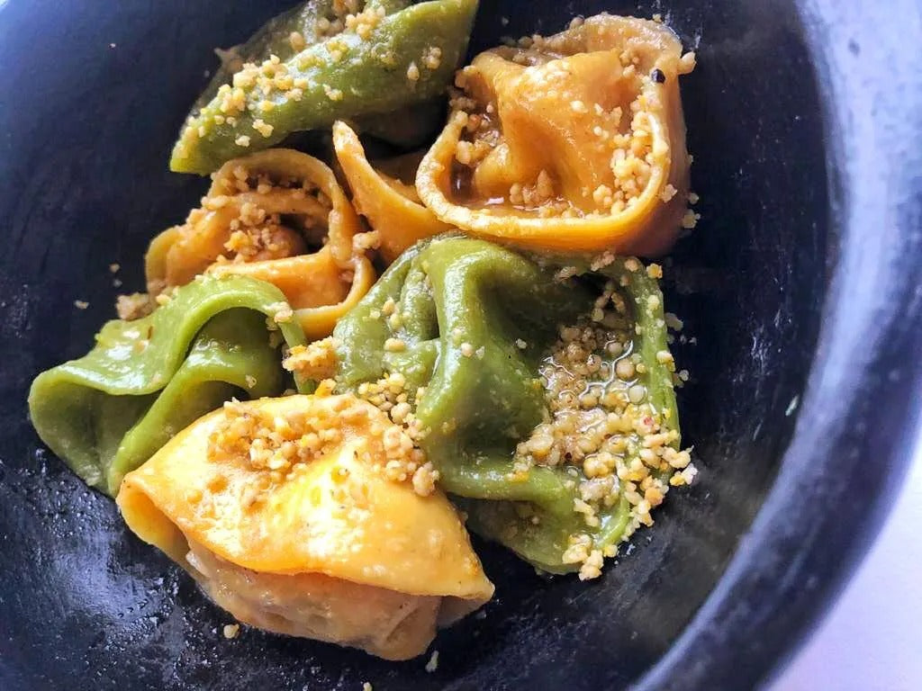 Tortellinis en Mantekilla de Salvia