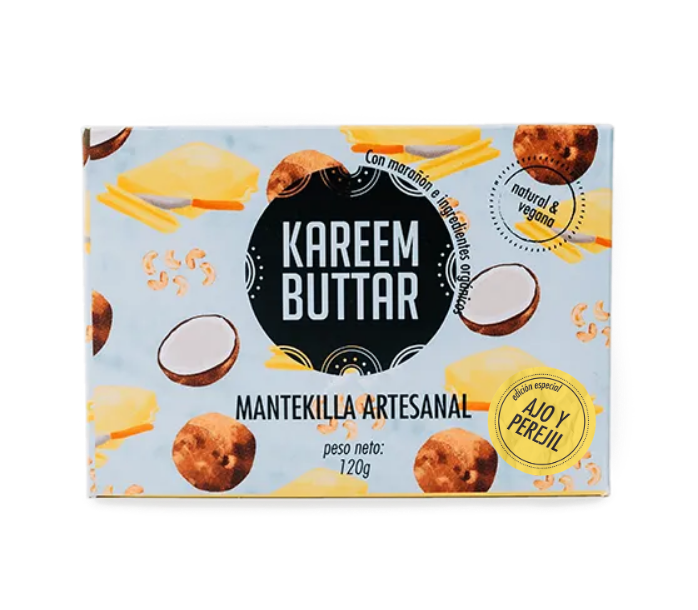 Mantekilla Artesanal Ajo y Perejil 120g