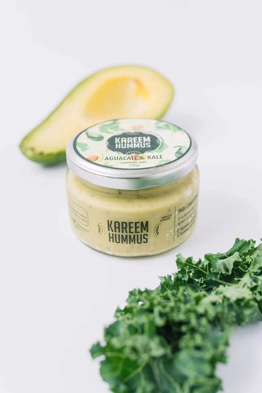 Hummus Aguacate y Kale 220g