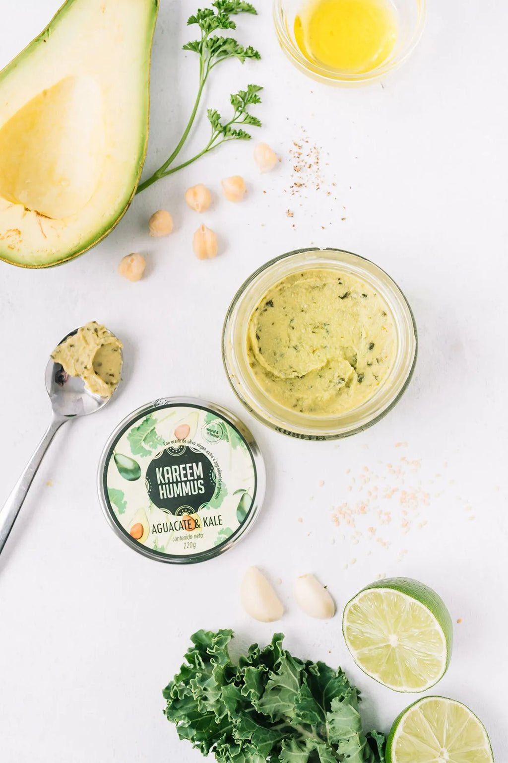 Hummus Aguacate y Kale 220g